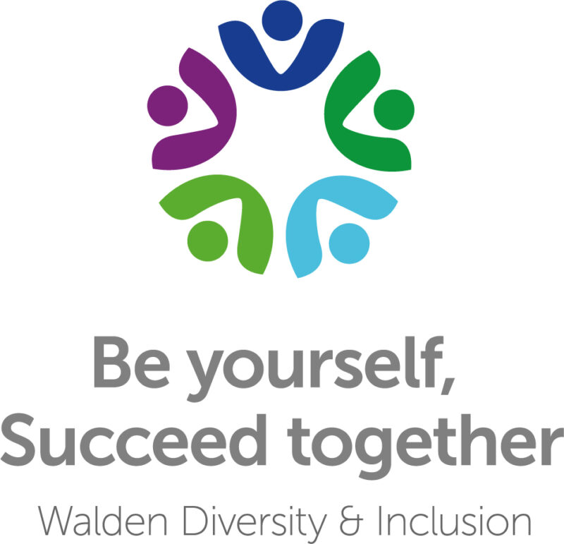 DI_Centred_RGB Be yourself, succeed together Walden diversity and inclusion logo