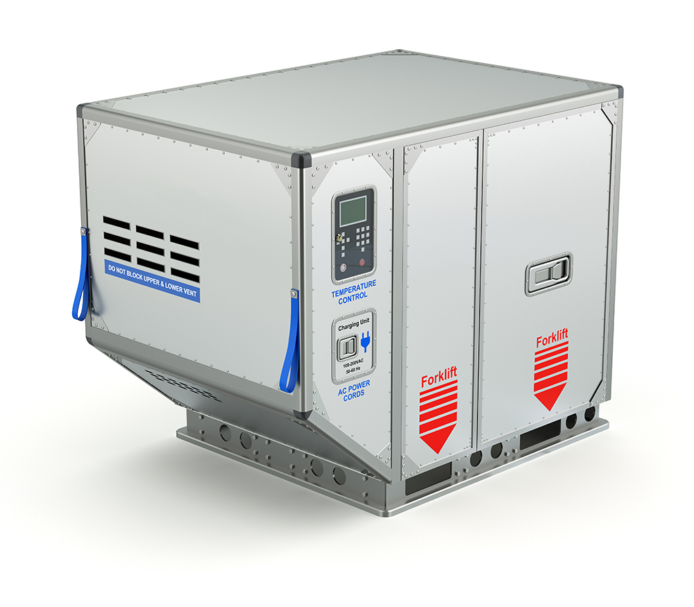 temperature controlled air freight container